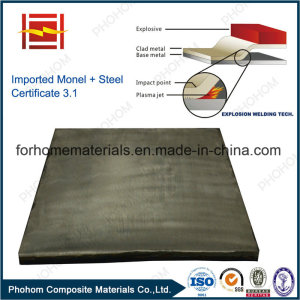 Explosive Weld C11000 T2 Copper Q345D Steel Clad Plate